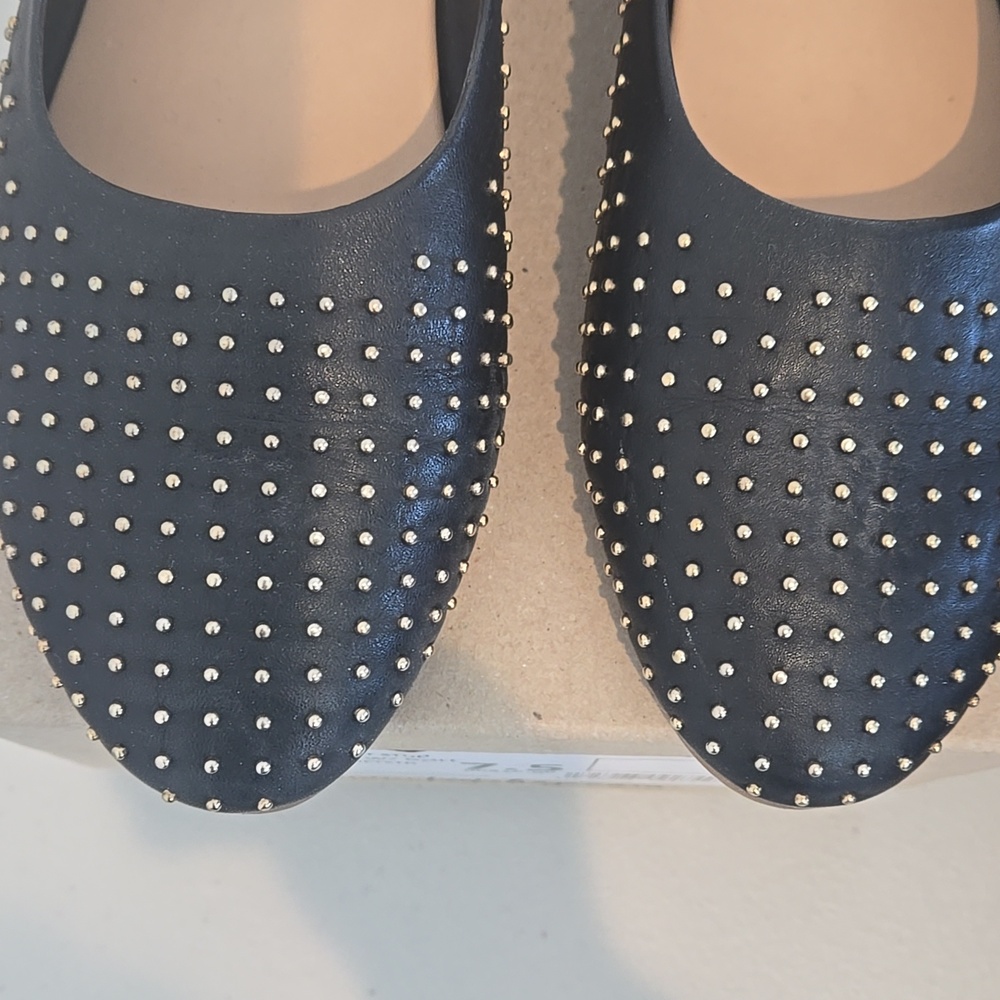 Beek Swiftlet Black Studded Flats 7.5 - Picture 5 of 7